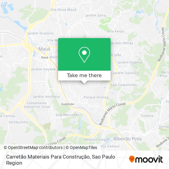 Carretão Materiais Para Construção map