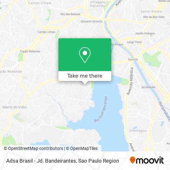 Adsa Brasil - Jd. Bandeirantes map
