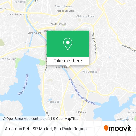 Mapa Amamos Pet - SP Market