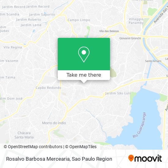 Mapa Rosalvo Barbosa Mercearia