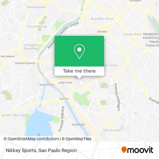 Mapa Nikkey Sports