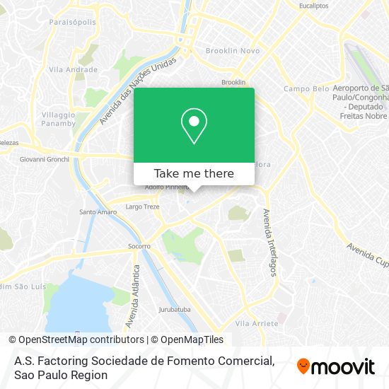 A.S. Factoring Sociedade de Fomento Comercial map