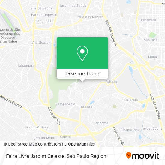 Feira Livre Jardim Celeste map