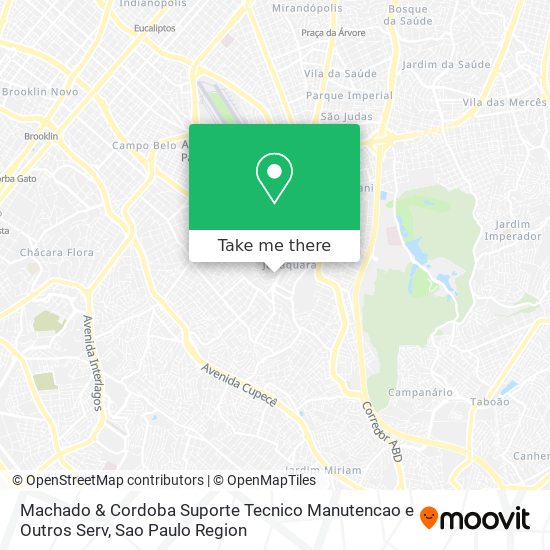 Mapa Machado & Cordoba Suporte Tecnico Manutencao e Outros Serv