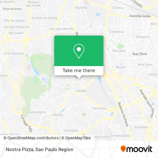 Nostra Pizza map