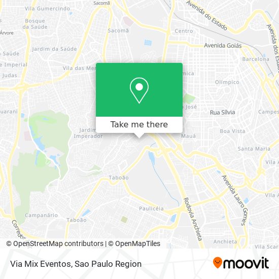 Via Mix Eventos map