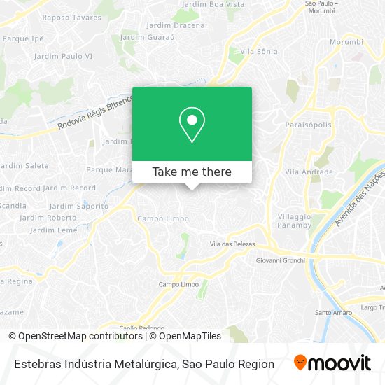 Estebras Indústria Metalúrgica map