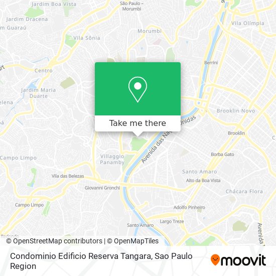 Condominio Edificio Reserva Tangara map