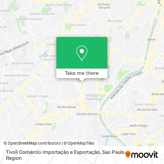 Tivoli Comércio Importação e Exportação map