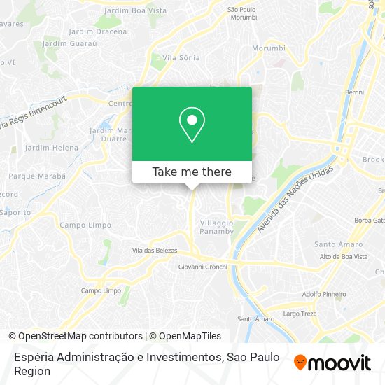 Espéria Administração e Investimentos map