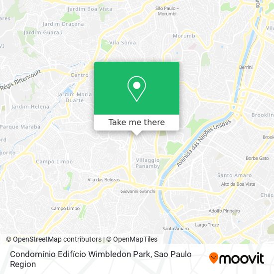 Condomínio Edifício Wimbledon Park map