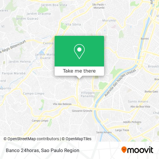 Banco 24horas map