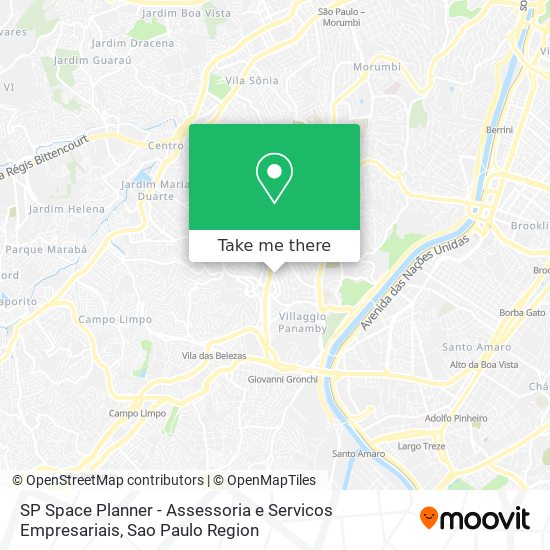 SP Space Planner - Assessoria e Servicos Empresariais map