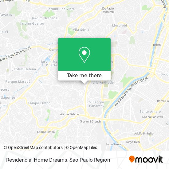 Residencial Home Dreams map