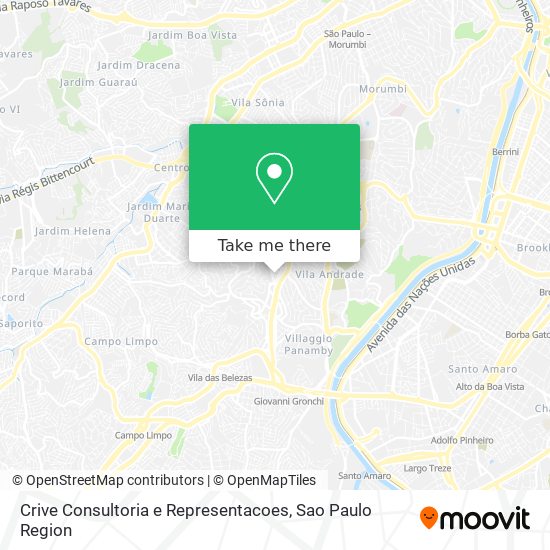 Crive Consultoria e Representacoes map