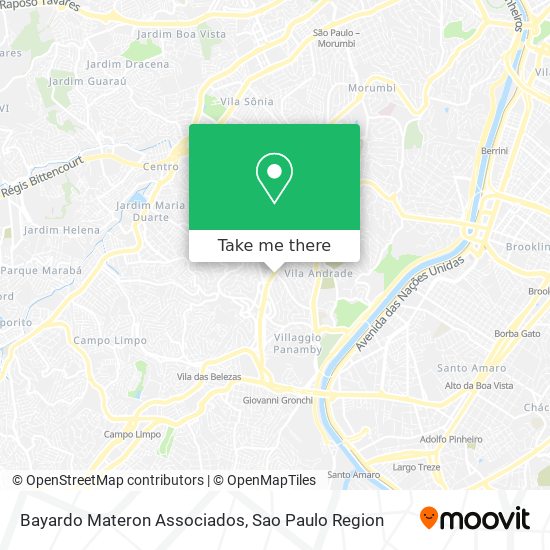 Bayardo Materon Associados map