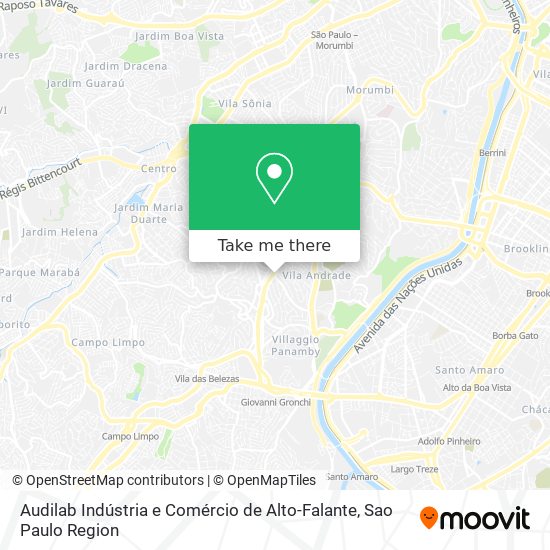 Audilab Indústria e Comércio de Alto-Falante map