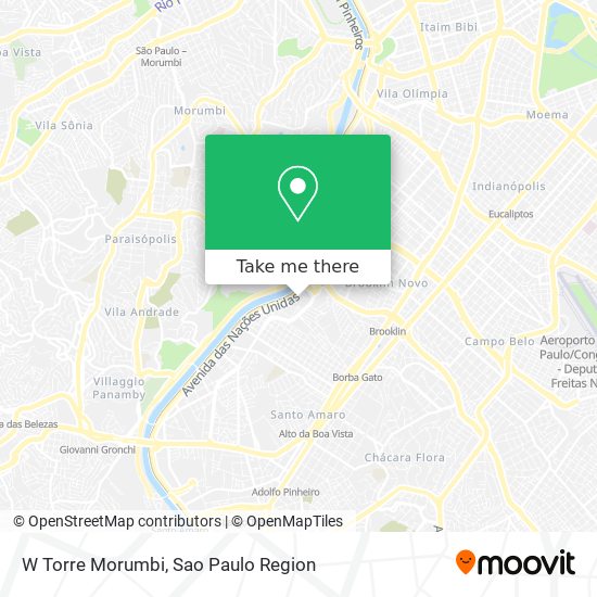 Mapa W Torre Morumbi