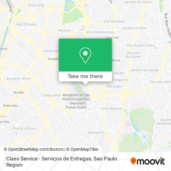 Class Service - Serviços de Entregas map