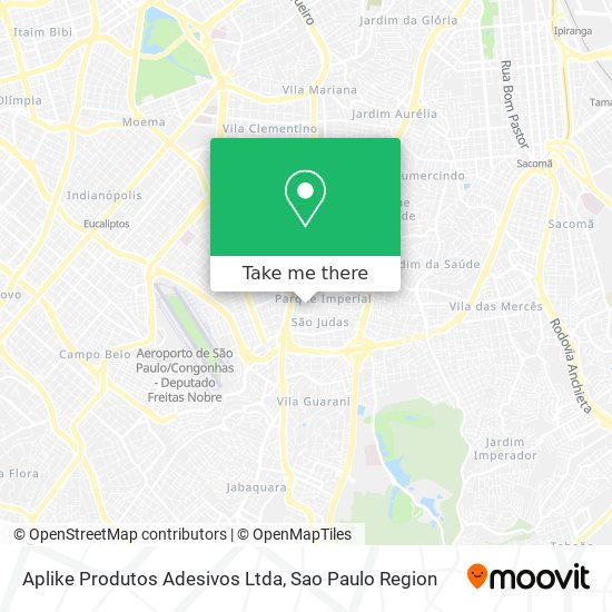 Aplike Produtos Adesivos Ltda map