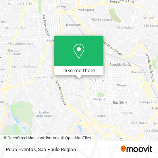 Pepo Eventos map