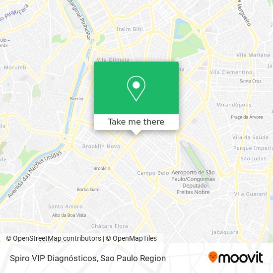 Spiro VIP Diagnósticos map
