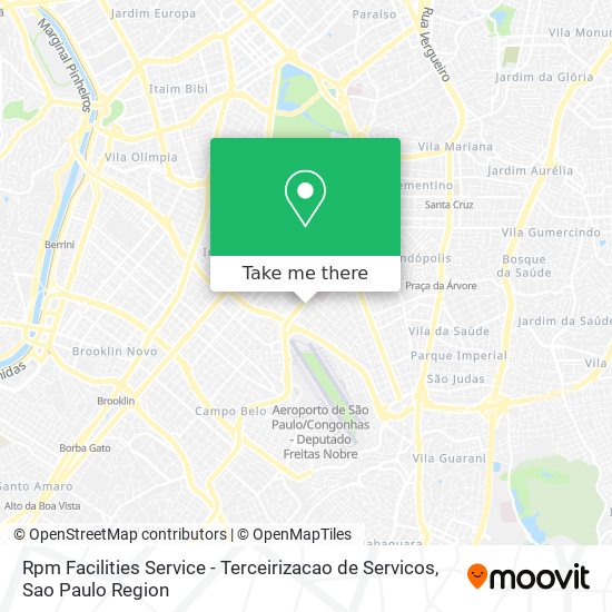 Mapa Rpm Facilities Service - Terceirizacao de Servicos