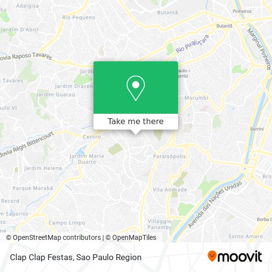 Clap Clap Festas map