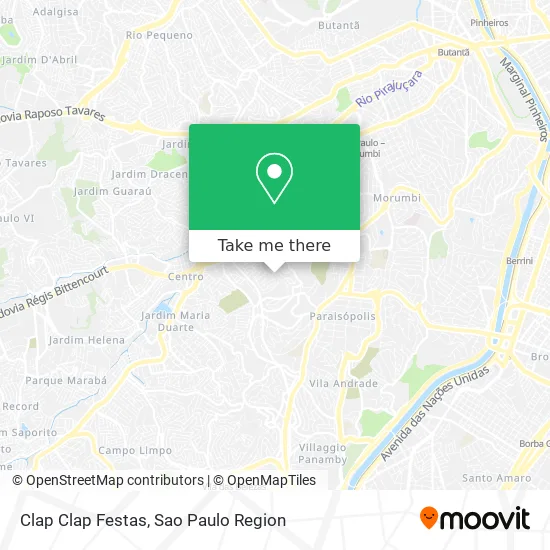 Clap Clap Festas map