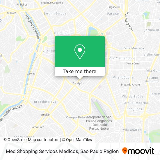 Med Shopping Servicos Medicos map