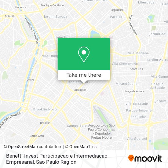 Mapa Benetti-Invest Participacao e Intermediacao Empresarial