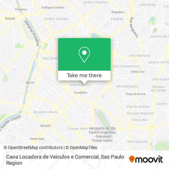 Caoa Locadora de Veiculos e Comercial map