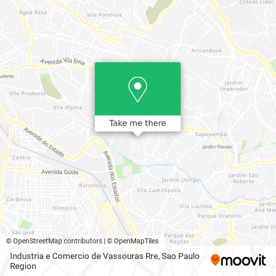 Industria e Comercio de Vassouras Rre map