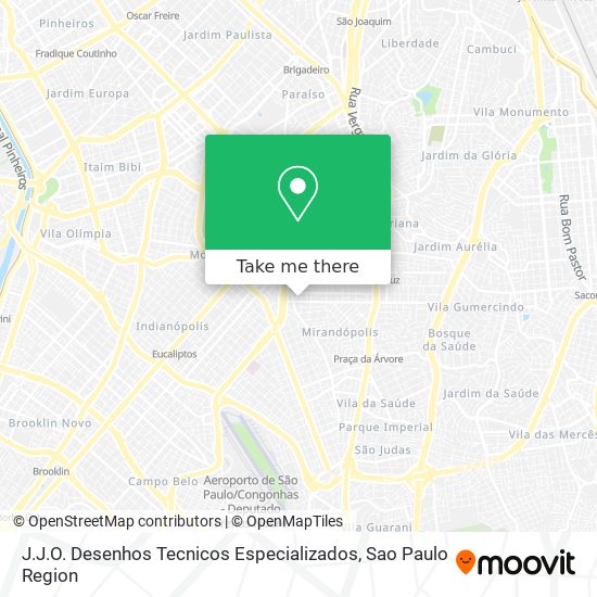 J.J.O. Desenhos Tecnicos Especializados map