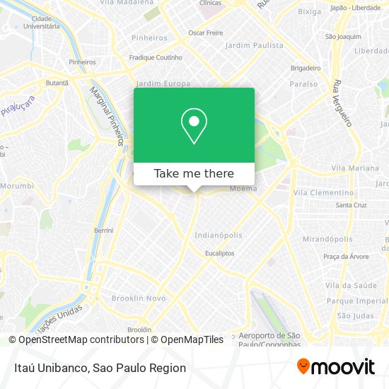 Itaú Unibanco map