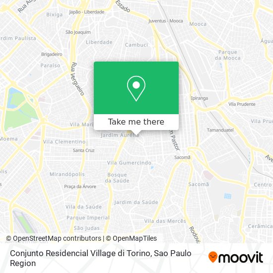 Conjunto Residencial Village di Torino map