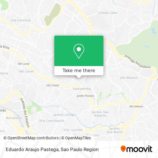 Eduardo Araujo Pastega map