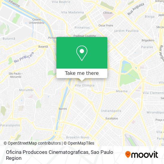 Oficina Producoes Cinematograficas map