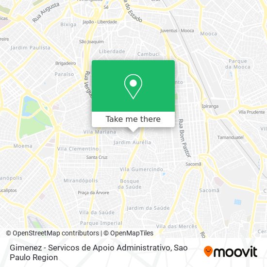 Gimenez - Servicos de Apoio Administrativo map