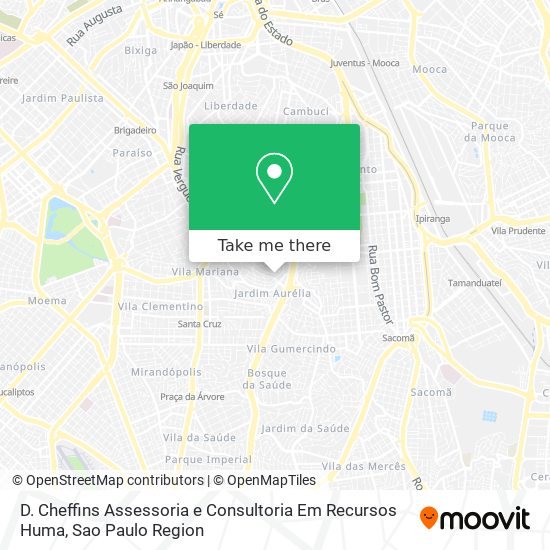 Mapa D. Cheffins Assessoria e Consultoria Em Recursos Huma