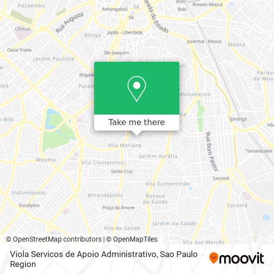 Mapa Viola Servicos de Apoio Administrativo