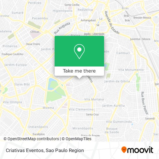 Mapa Criativas Eventos