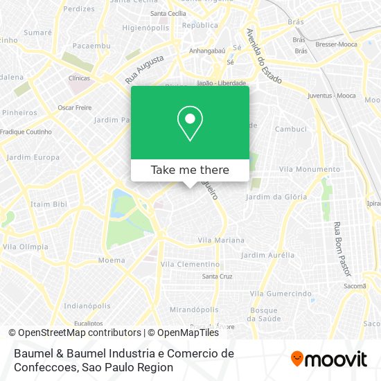 Baumel & Baumel Industria e Comercio de Confeccoes map