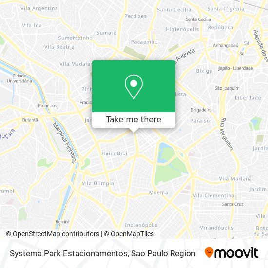 Systema Park Estacionamentos map