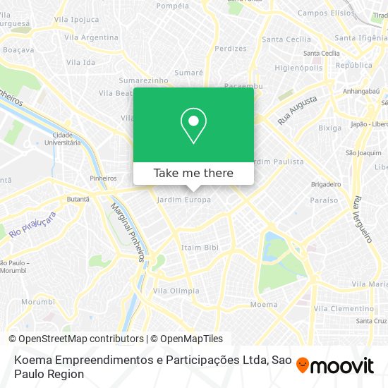 Koema Empreendimentos e Participações Ltda map