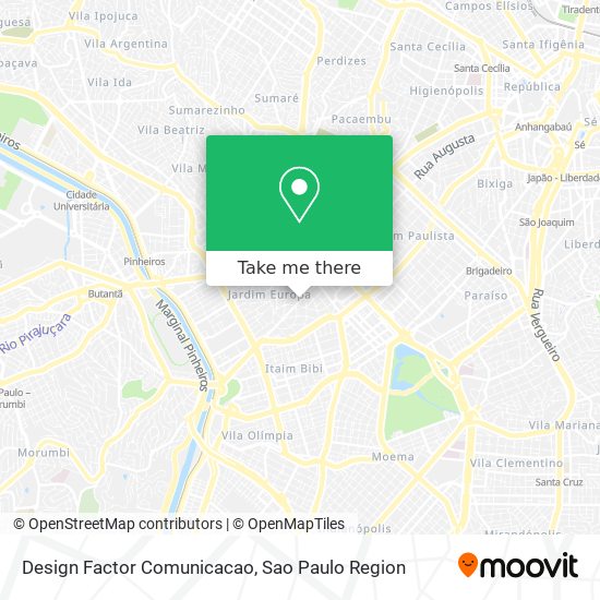 Design Factor Comunicacao map