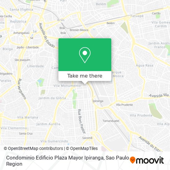 Mapa Condominio Edificio Plaza Mayor Ipiranga