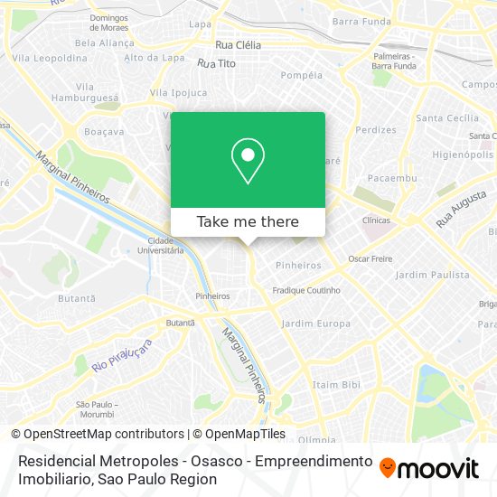 Mapa Residencial Metropoles - Osasco - Empreendimento Imobiliario