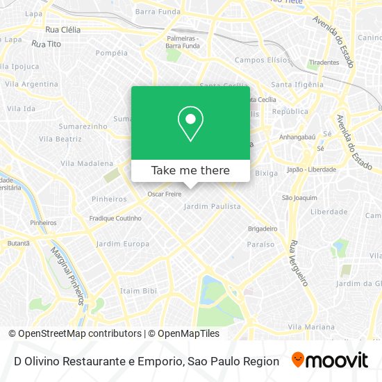 D Olivino Restaurante e Emporio map
