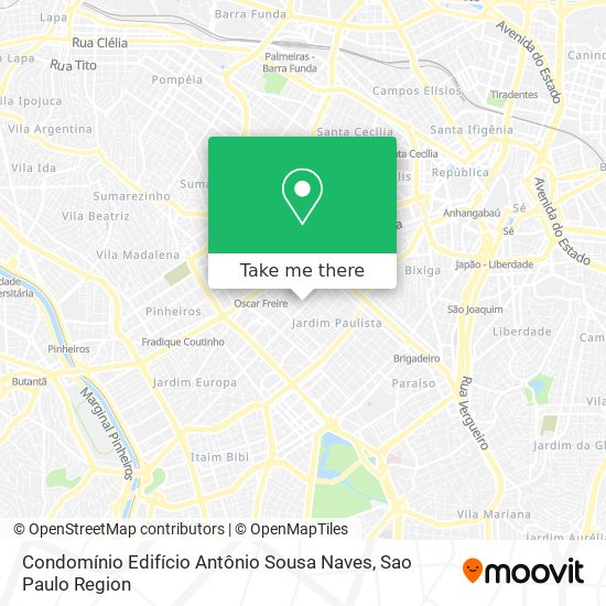 Mapa Condomínio Edifício Antônio Sousa Naves